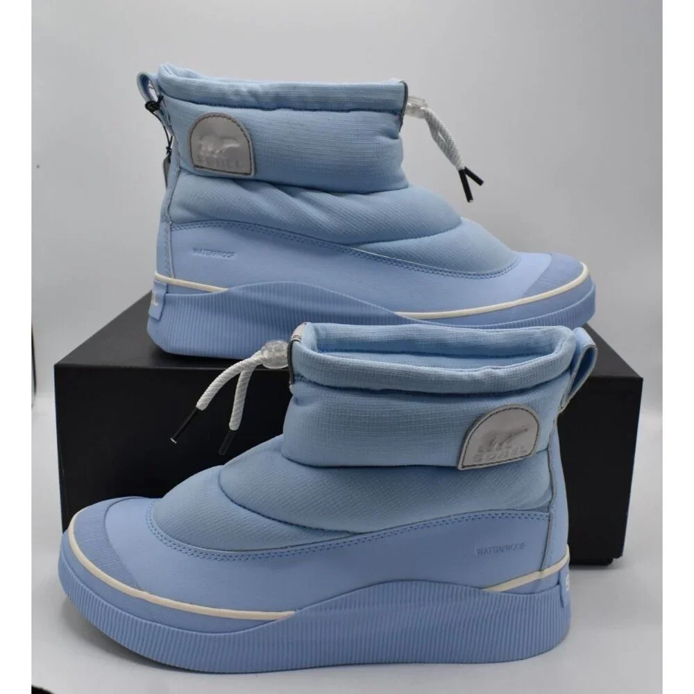 Sorel Women 8.5 Out N About IV Puffy Arctic Sea Chalk Waterproof Insulated Boots